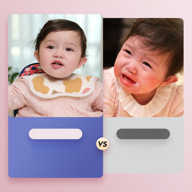 Prosop de saliva pentru bebeluși, de unică folosință — absorbant, material nețesut termic, imprimeu, Clasa A