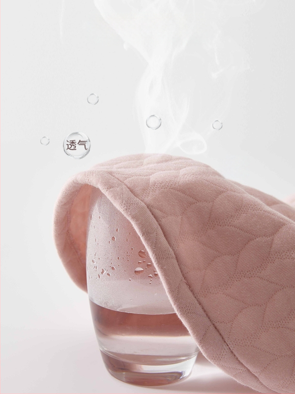 Bebeluș bib cu design cu trei straturi, din bumbac 100%, absorbant pentru saliva, pentru copii 0–3 ani