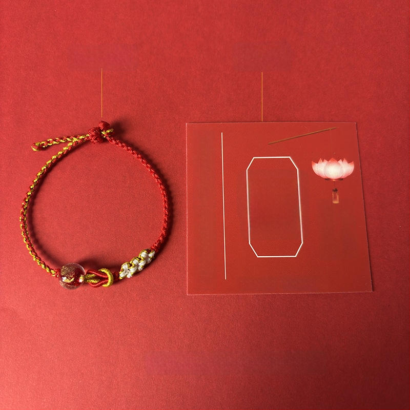 Brățară pentru femei însărcinate – tricotată manual din fir de bumbac, design original, brand Easy to get jewelry, Primăvara 2025