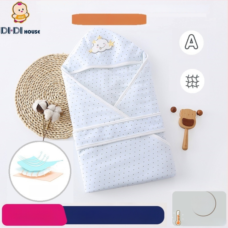 Pătură pentru înfășat pentru nou-născuți, din bumbac, umplutură poliester-bumbac, marca Didi DIDIHOUSE, potrivită pentru vară, primăvară și toamnă
