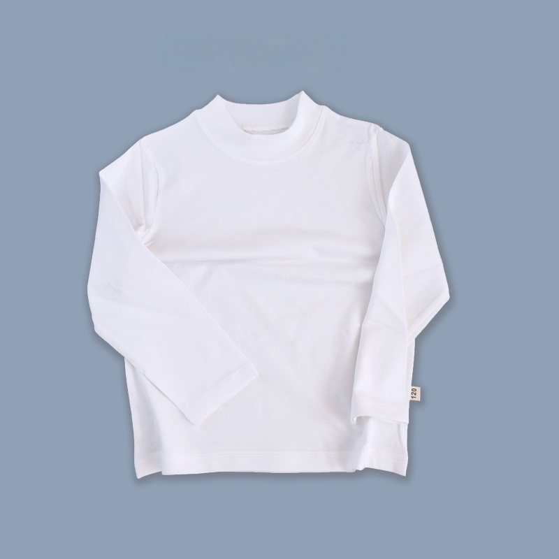 Tricou copii din bumbac, mâneci lungi, guler rotund, antistatice, pentru toate anotimpurile