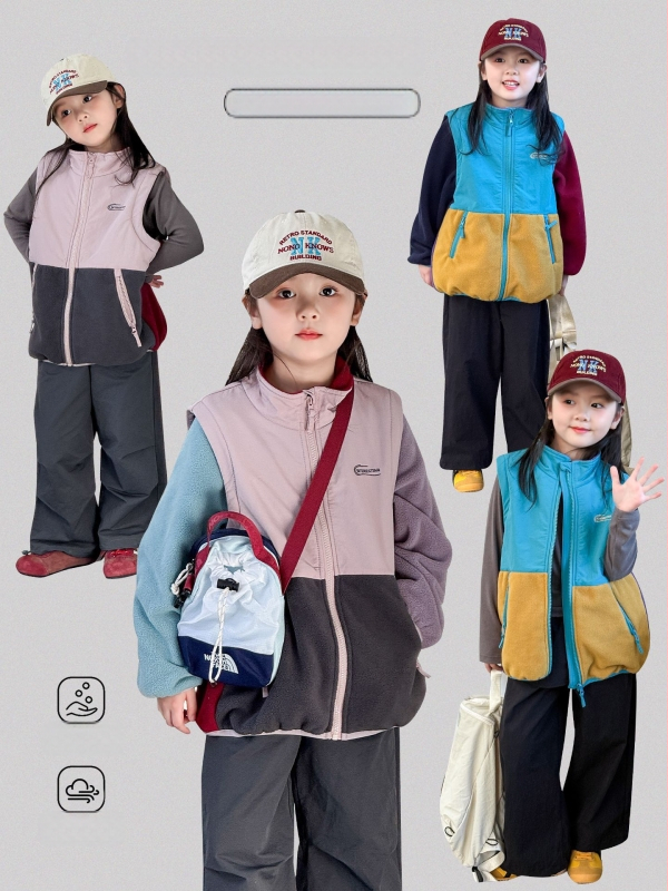 Geacă de toamnă pentru fete, cu guler înalt, închidere prin fermoar, mâneci lungi, 80% bumbac, pentru copii 3-8 ani