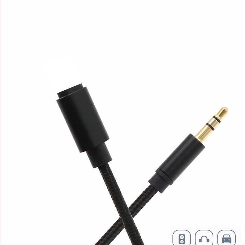 Automobilski AUX adapter kabel Type-C, pleteni 3.5 mm audio kabel, kompatibilan s iPhone 14 i iPhone 15