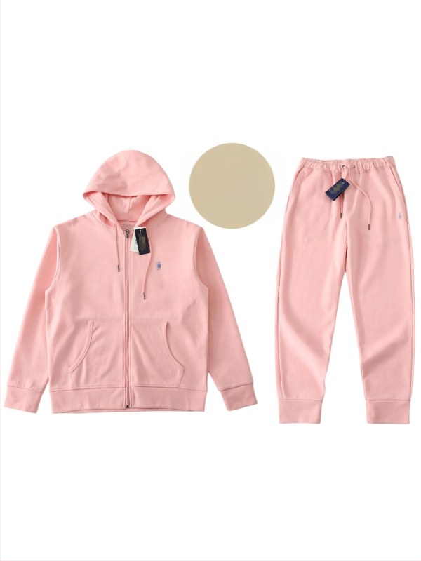 Pamučna dukserica s kapuljom, izvezen logom ponija, prednji zip, za proljeće i jesen