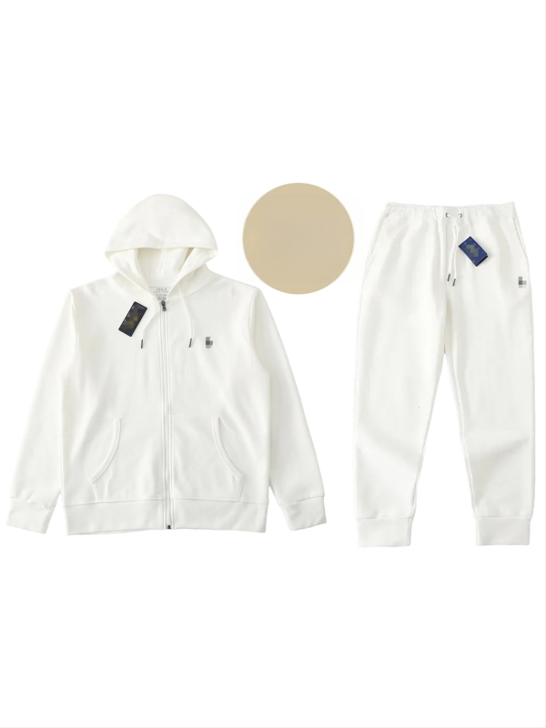 Hoodie s kapuljom i izvezenim logom ponija, pamuk mješavina 51–70%, patent zatvarač sprijeda, udoban slobodan kroj