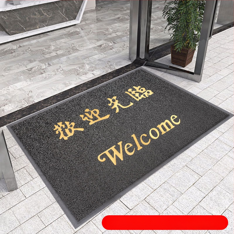 PVC ulazna prostirka – pravokutna, prilagodljiva i periva; pogodna za ulaze, balkone i komercijalne prostore; moderan minimalistički stil