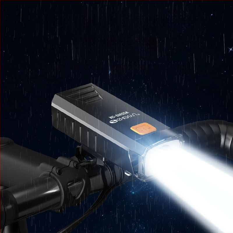 Priekinis dviračio žibintas nakties važiavimui — ultra ryškus, ilgai veikianti baterija, skirtas kalnų ir miesto dviračiams