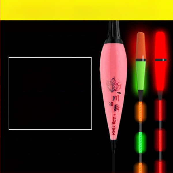 Šviesi žvejybinė plūdė su įkandimo indikatoriumi, spalvų keitimas, aukšta jautrumas, elektroninė plūdė, kompozitinė medžiaga