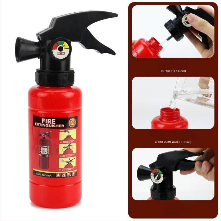 Laste tulekahju päästja rollimängu komplekt: veepüstol, kiiver, tõmmates seljakott ja simulatiivne kustutusseade (plastikust) 4–6-aastastele