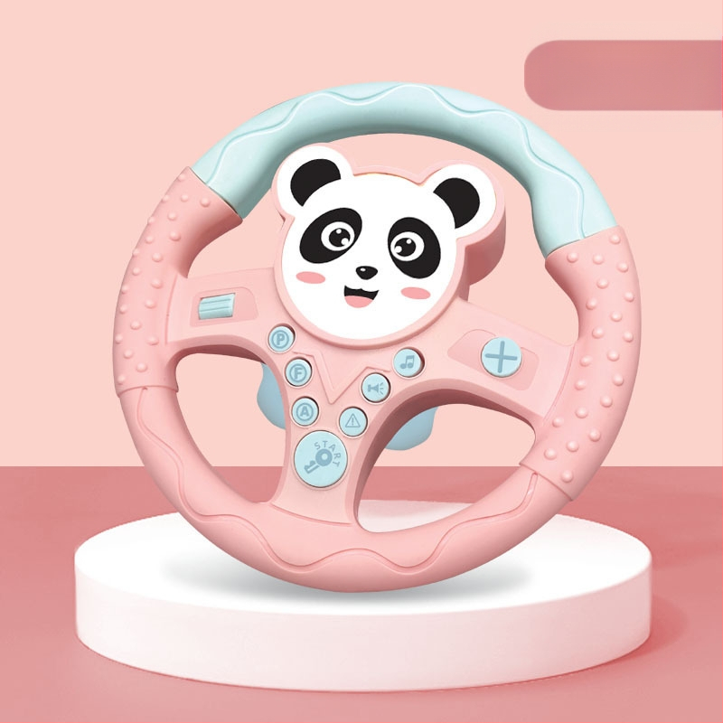 Laste volanivõti auto tagaistmele — hariduslik muusikaline rool (plastikust; patareidega; sobib 4–6-aastastele)