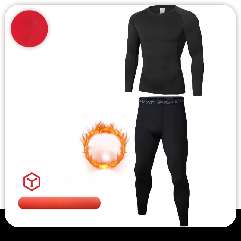 Unisex fleece sportski set za jesen i zimu, brzo-sušeća odjeća za trčanje i skijanje