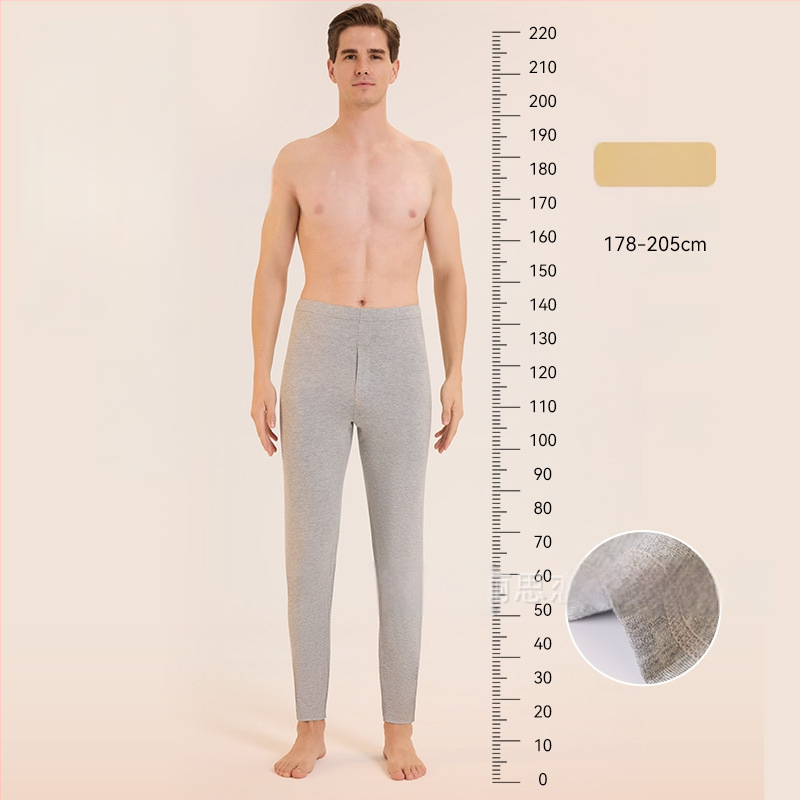 Muške hlače od modalnog pamuka s fleece podstavom, za proljeće i jesen, tanke, dužina 120 cm, velika veličina