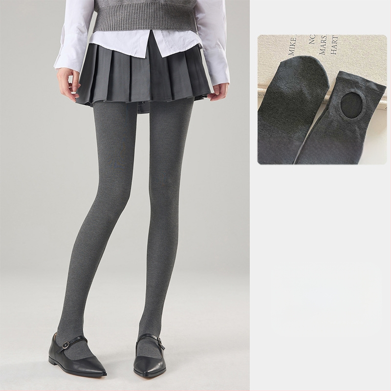 Sive ženske pamukaste leggings s visokim strukom i rebrastim uzorkom, za žene, oblikuju tijelo i podižu stražnjicu