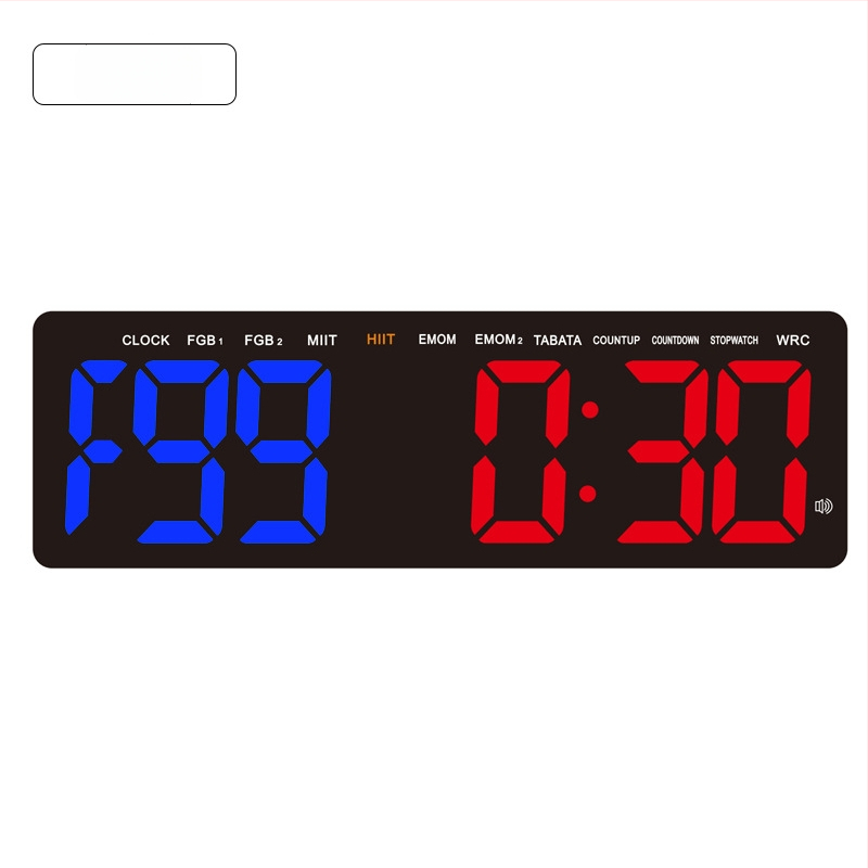 LED sportski timer s velikim zaslonom od 16 inča za trening u teretani, višenamjenski tajmer