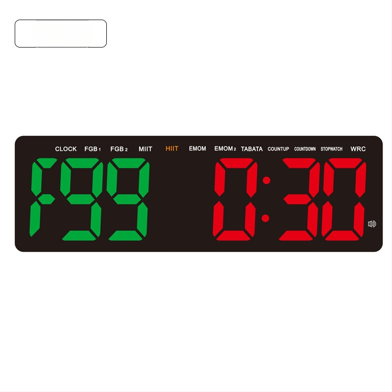 LED sportski timer s velikim zaslonom od 16 inča za trening u teretani, višenamjenski tajmer