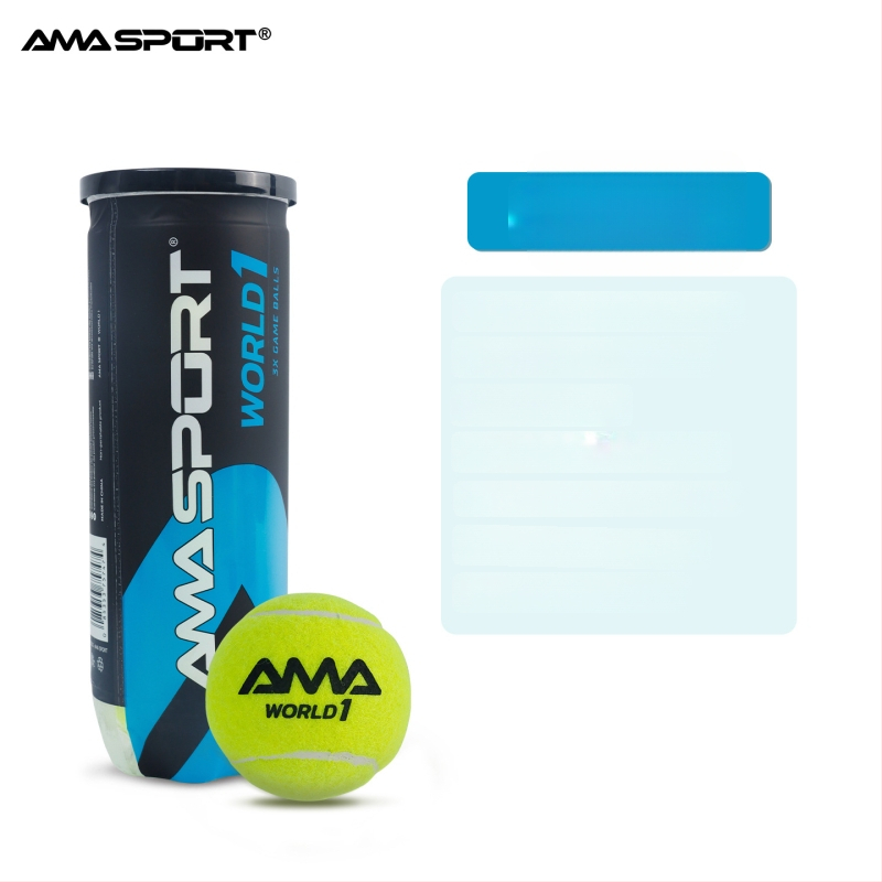 Amasport Padel lopta – Visoko elastična trening lopta, izdržljiva za natjecanja