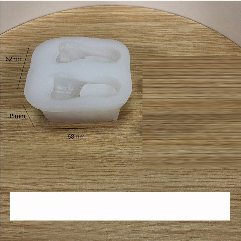 Silikonski kalupi za cipele – za svijeće, sapun, žbuku i smolu – DIY set kalupa za cipele