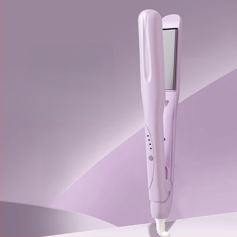 2-σε-1 εργαλείο για μπούκλες και ισιώματα μαλλιών, επίχρισμα τιτάνιο-τουρμαλίνης, διάμετρος κύλινδρου ≤15 mm, 4 ρυθμίσεις θερμοκρασίας, ενσύρματο 220 V, 42 W