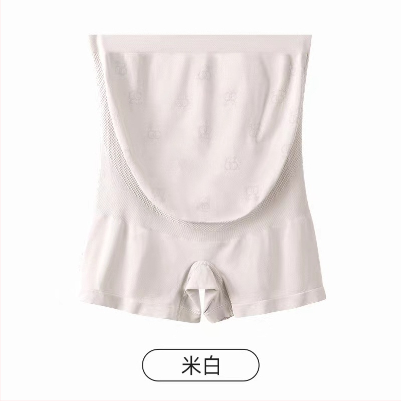 Bešavne trudničke legice s silk proteinom, visokim pojasom, lagane za ljeto, podrška trbuha, antibakterijske