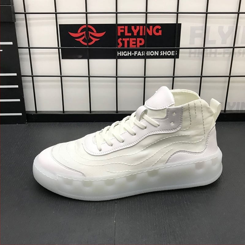 Unisex augstas auduma kedas, elpojošs augšējais virsējums, šņorēšana, gumijas zole, injekcijas veidota zole