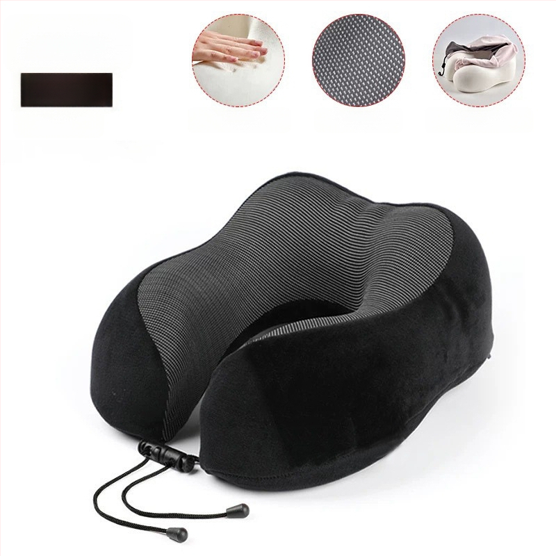 U-kujuline kaelalapp mäluvahtiga reisile, Crystal Velvet kanga, kerge kaal kuni 0,5 kg