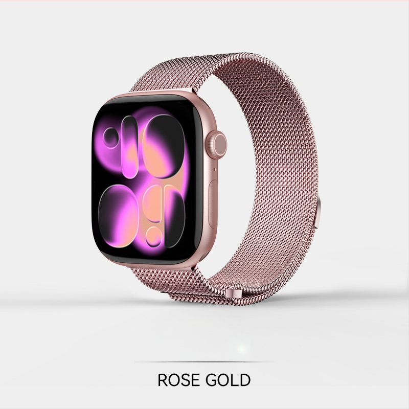Magnetski Milanese kaiš od nehrđajućeg čelika za Apple Watch Series 7–10 Ultra