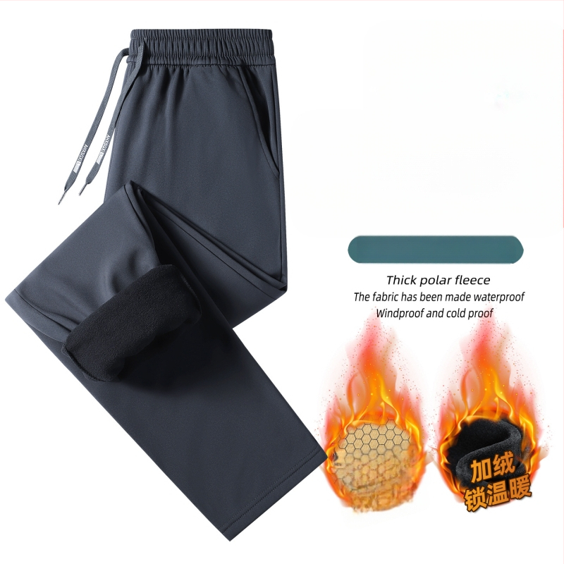 Softshell hlače s grafenom za muškarce i žene, fleece podstava, otporne na vjetar i vodonepropusne, udoban kroj, duge hlače za jesen i zimu