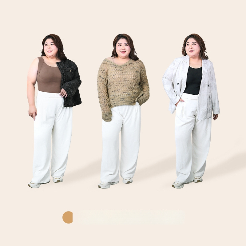 Plus-size ženska termalna vesta s flis podstavom, jedinstveni osnovni sloj za nošenje izvana i iznutra, jesen-zima