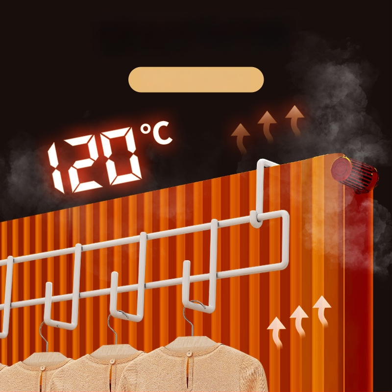 Radiátorkarika – lyuk nélküli, univerzális, vastított, hőálló (szénacél, teherbírás 10 kg, akasztó)