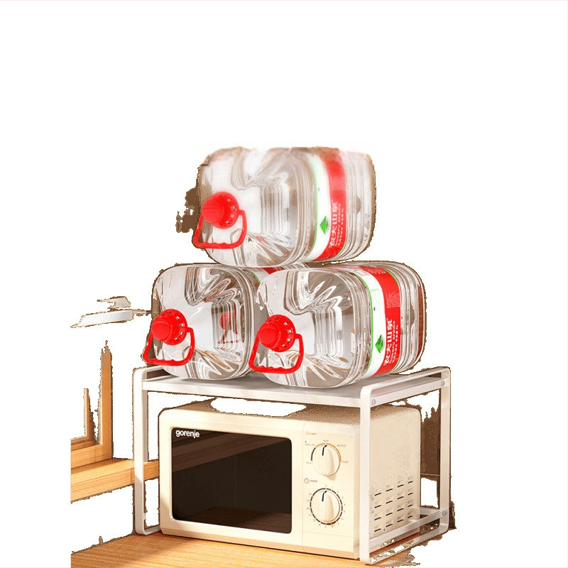 Fali konyhai tároló mikrosütőhöz és edényekhez, rétegzett polc a tányérok és fűszerek rendezésére, modern minimalista dizájn, telepítés nélkül