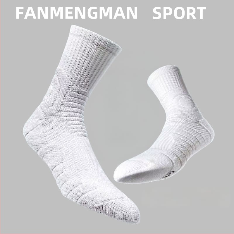 Αθλητικές κάλτσες μπάσκετ Fanmengman Πολυεστέρας Αντιολισθητικές Ανθεκτικές στη φθορά Παχύτερες