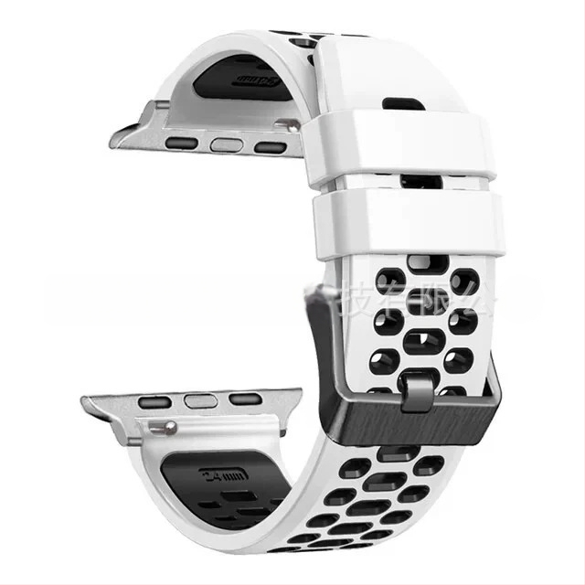 Silikoonist sportlukk Apple Watch Series11 jaoks, kohandatavate liidese suurustega ning nõeltaga kinnitusega, 25 g