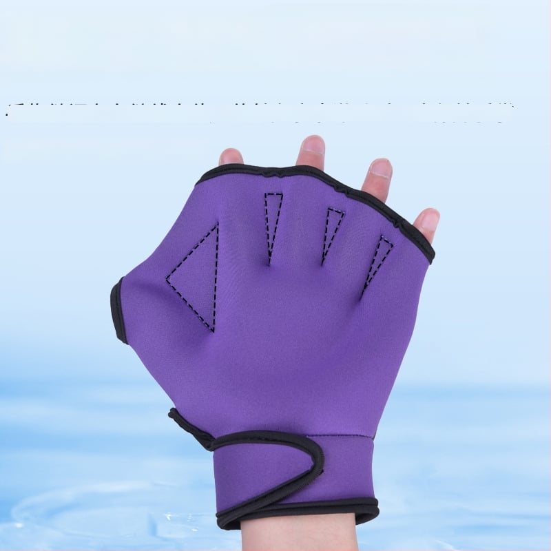 Mănuși de înot cu degete web pentru adulți și copii – cauciuc sintetic, textură în relief pe palme