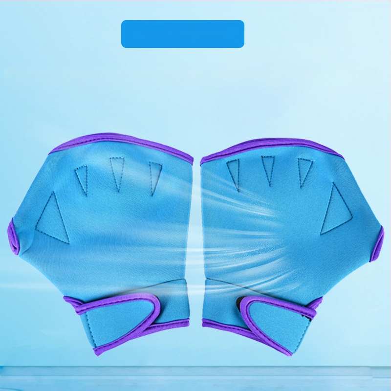 Mănuși de înot cu degete web pentru adulți și copii – cauciuc sintetic, textură în relief pe palme