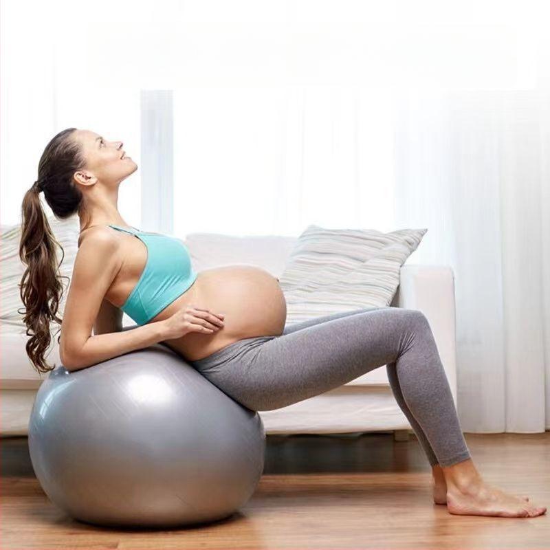 Debela protieksplozivna lopta za jogu i fitness, za mršavljenje; pogodna za trudnoću, porođaj i dječju senzornu integraciju.