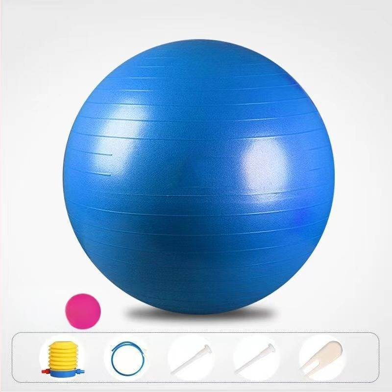 Debela protieksplozivna lopta za jogu i fitness, za mršavljenje; pogodna za trudnoću, porođaj i dječju senzornu integraciju.