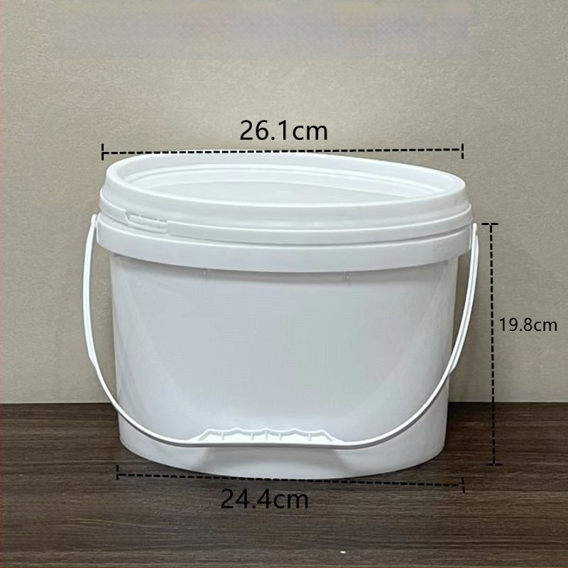 Ovalis erősített műanyag vödör élelmiszer- és horgászati felhasználásra • Anyag: Műanyag • Márka: Egyéb • Bruttó tömeg: Egyéb