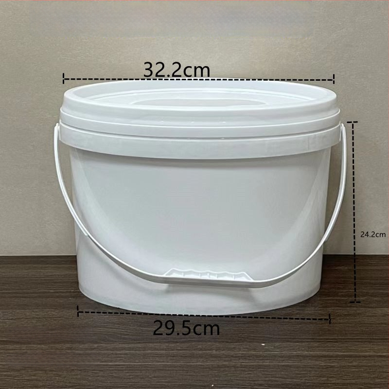 Ovalis erősített műanyag vödör élelmiszer- és horgászati felhasználásra • Anyag: Műanyag • Márka: Egyéb • Bruttó tömeg: Egyéb