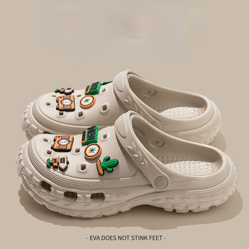 Αντρικά σανδάλια - EVA επάνω μέρος και σόλα, διαπνέοντα, αδιάβροχα, αντιολισθητικά, σόλα με έγχυση, καλοκαίρι 2025, παραθαλάσσιο στυλ με σχέδιο καρτούν