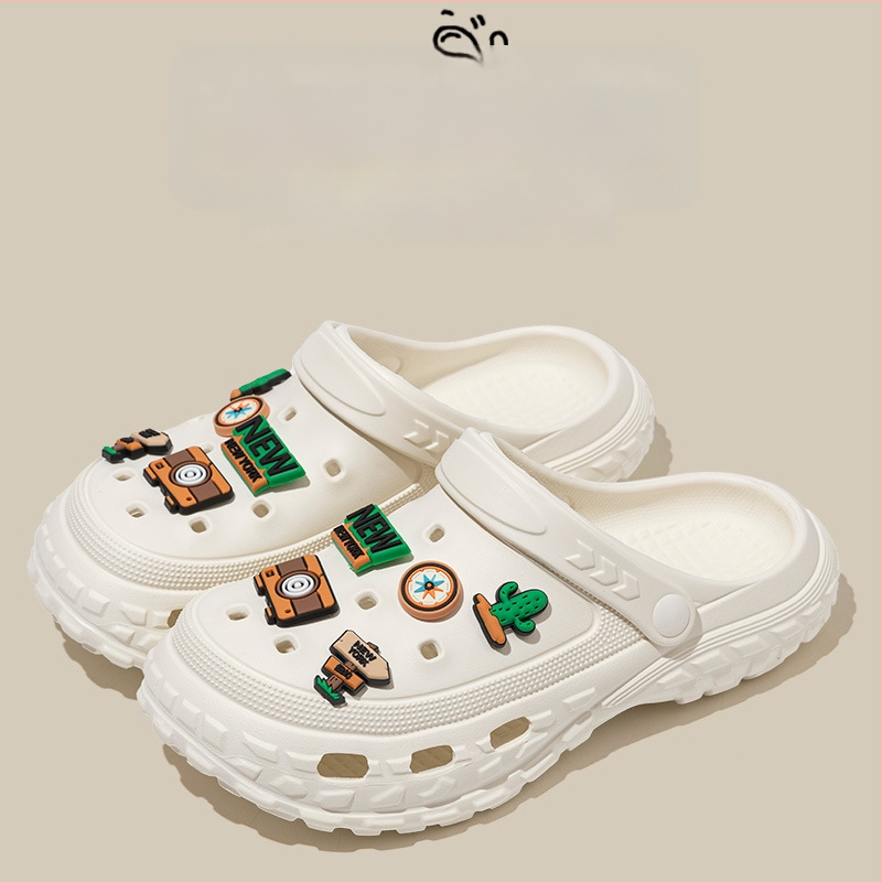 Αντρικά σανδάλια - EVA επάνω μέρος και σόλα, διαπνέοντα, αδιάβροχα, αντιολισθητικά, σόλα με έγχυση, καλοκαίρι 2025, παραθαλάσσιο στυλ με σχέδιο καρτούν