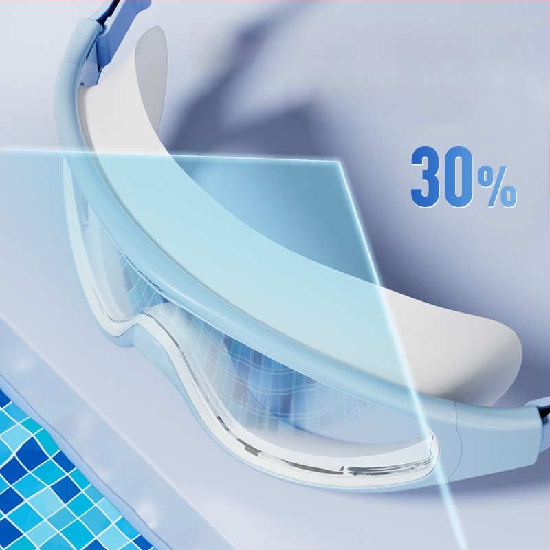 MACYO ochelari de înot antifog, HD, ramă mare, pentru adulți, lentile PC