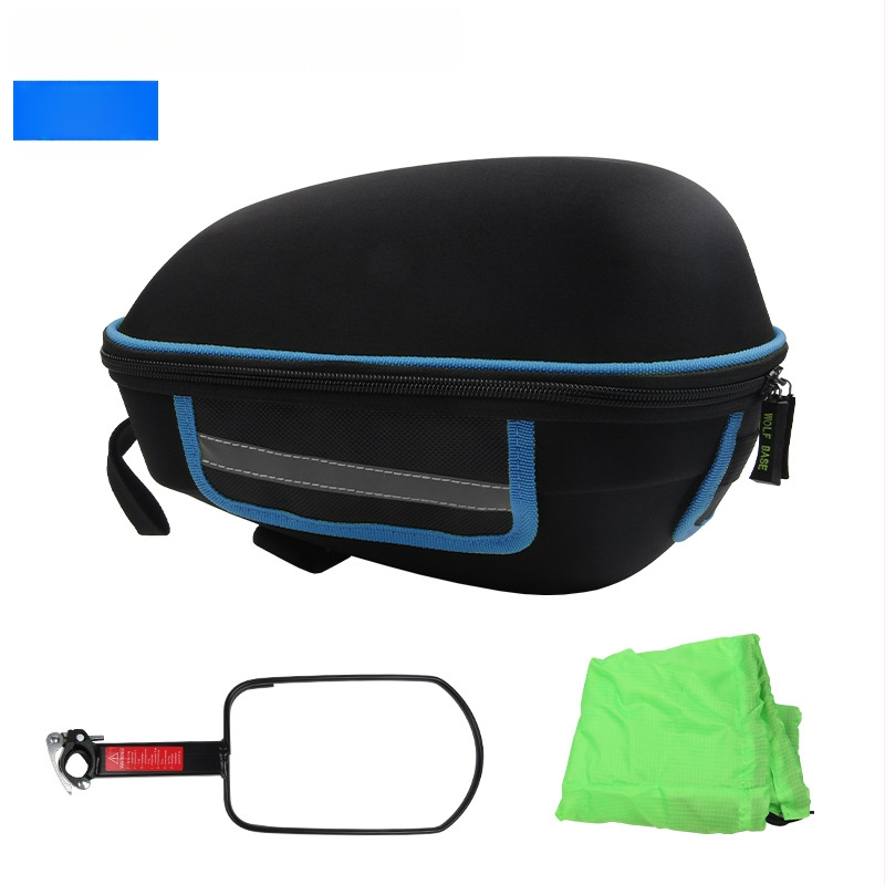 Kerékpár hátsó csomagtartó kemény héjú gyorskioldó táska; Modell 008 Shelf Bag, Anyag: textil, Kapacitás 20 L alatt, Márka nanfeng