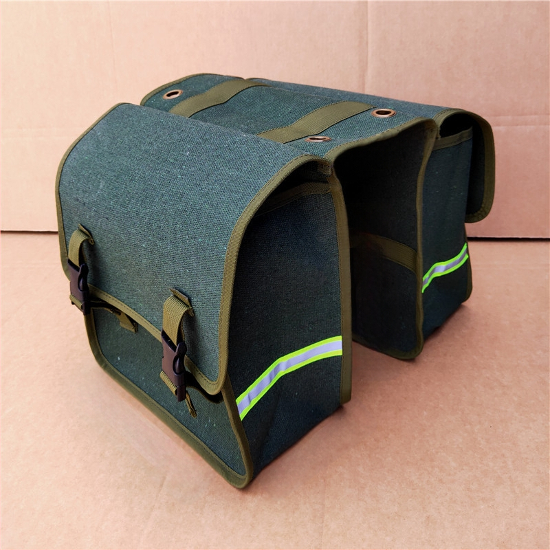 Vászonból készült hegyi kerékpár táska, 20 literes kapacitás, modell A1, vízálló és kopásálló kerékpáros szerszámtáska