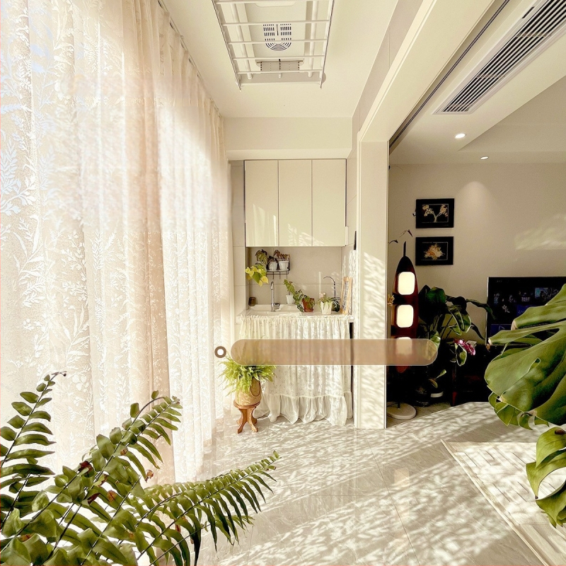 Prantsuse stiilis jacquardkardin polüestrist, läbipaistev, kerge luksus, elutoale, magamistuppa ja restorani jaoks