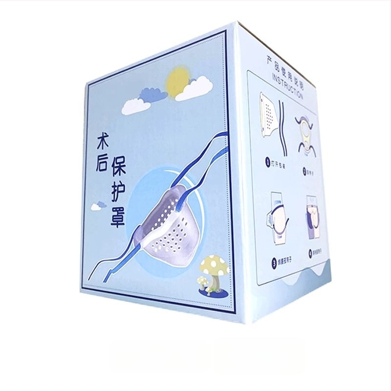 Pēcoperācijas aizsargājošās biksītes zēniem pēc apgraizīšanas - ārējais audums 100% poliesteris; cirkšņa iekšējā oderējums 100% poliesteris; vidējā josta; piemērots visiem gada laikam