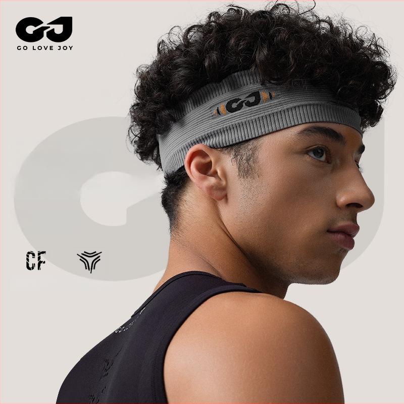 Αθλητικός κεφαλόδεσμος χωρίς ραφές, απορροφά τον ιδρώτα, αναπνεύσιμος, γρήγορο στέγνωμα, Νάιλον/Σπάντεξ/Πολυεστέρας, για τρέξιμο, ποδηλασία και μπάσκετ