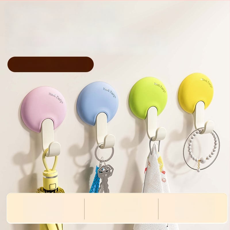 Good seven αυτοκόλλητος γάντζος, PP υλικό, μοντέρνος μινιμαλιστικός σχεδιασμός, ένας γάντζος, αντέχει έως 1 κιλό