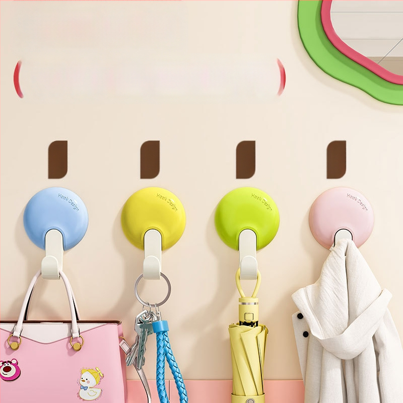 Good seven αυτοκόλλητος γάντζος, PP υλικό, μοντέρνος μινιμαλιστικός σχεδιασμός, ένας γάντζος, αντέχει έως 1 κιλό