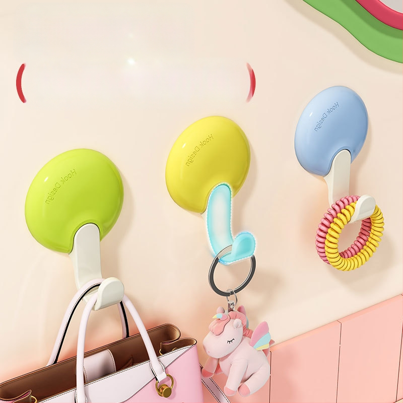 Good seven αυτοκόλλητος γάντζος, PP υλικό, μοντέρνος μινιμαλιστικός σχεδιασμός, ένας γάντζος, αντέχει έως 1 κιλό