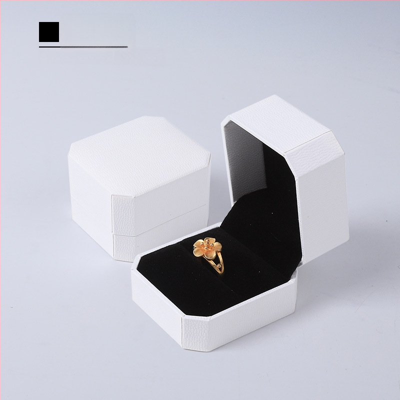 Κουτί κοσμημάτων οκταγωνικό, δερματόχαρτον κάλυμμα, συσκευασία κοσμημάτων, μάρκα Zhen box